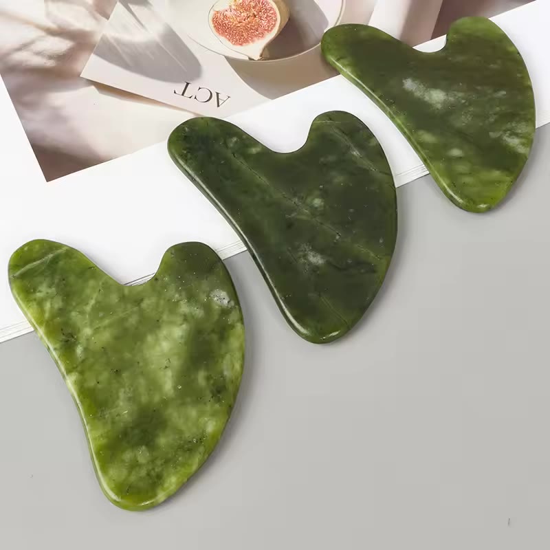 Gua Sha de jade, vista completa