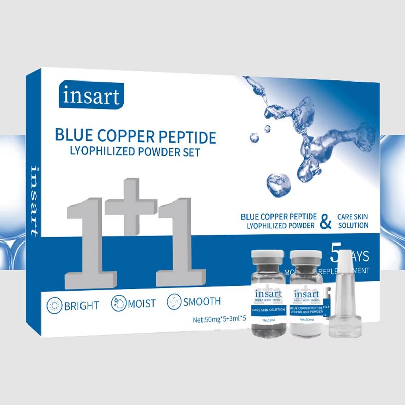 Caja del set de peptido de cobre azul